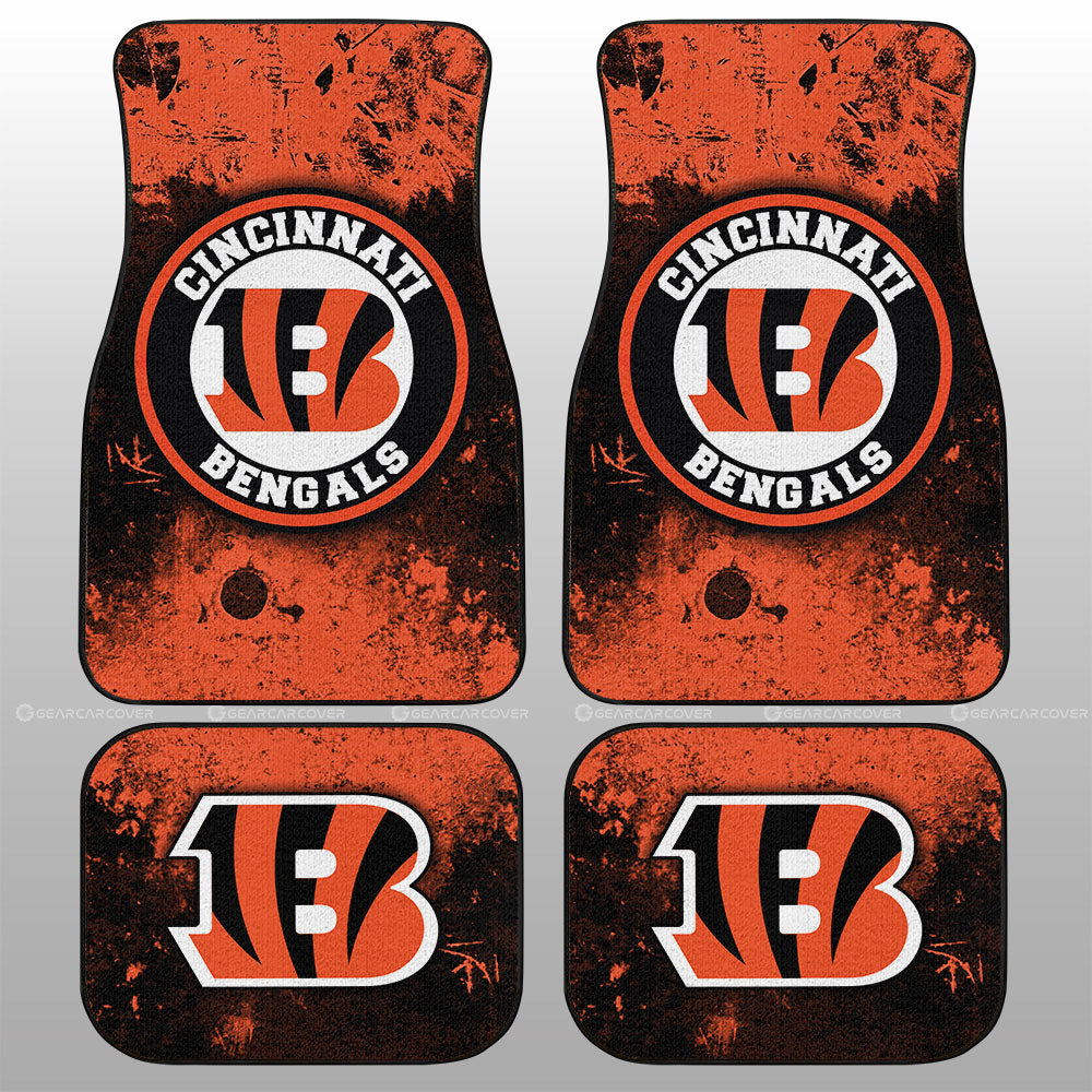 Cincinnati Bengals Car Floor Mats Custom Car Accessories - Gearcarcover - 1