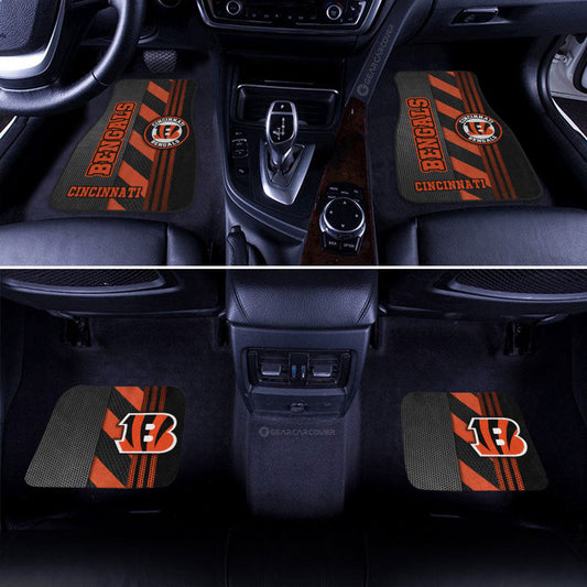 Cincinnati Bengals Car Floor Mats Custom Car Accessories - Gearcarcover - 2