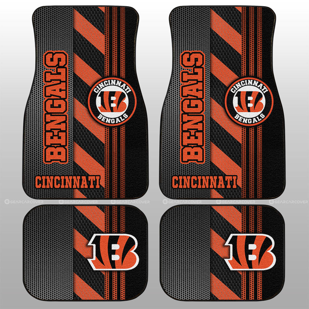 Cincinnati Bengals Car Floor Mats Custom Car Accessories - Gearcarcover - 1