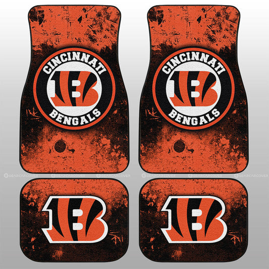 Cincinnati Bengals Car Floor Mats Custom Car Accessories - Gearcarcover - 1