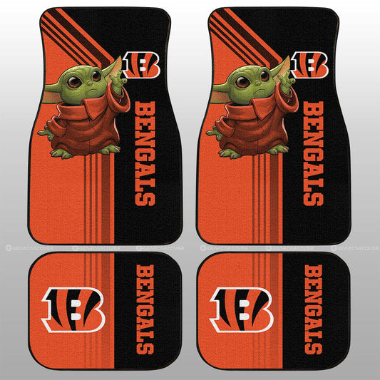 Cincinnati Bengals Car Floor Mats Custom Car Accessories - Gearcarcover - 1