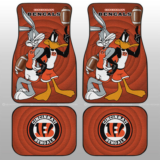 Cincinnati Bengals Car Floor Mats Custom Car Accessories - Gearcarcover - 1