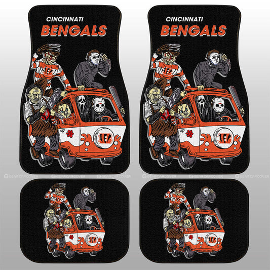 Cincinnati Bengals Car Floor Mats Custom Car Accessories - Gearcarcover - 1