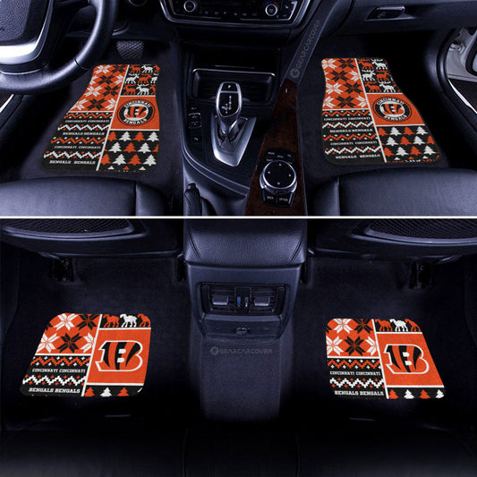 Cincinnati Bengals Car Floor Mats Custom Ugly Style Car Accessories - Gearcarcover - 2