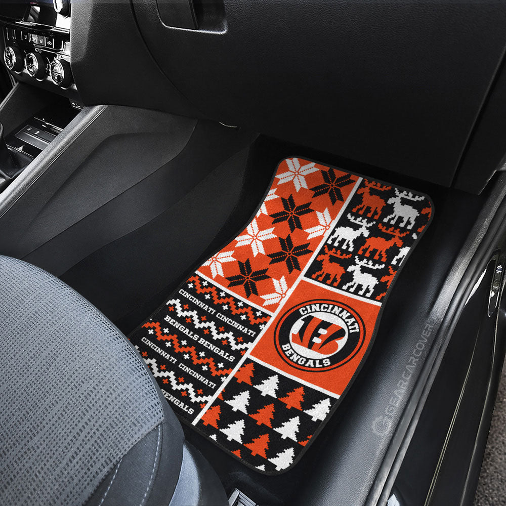 Cincinnati Bengals Car Floor Mats Custom Ugly Style Car Accessories - Gearcarcover - 3