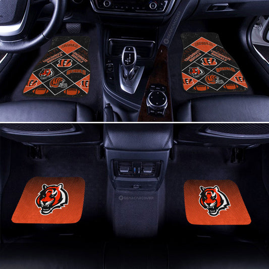 Cincinnati Bengals Car Floor Mats Sporty Team Collection - Gearcarcover - 2