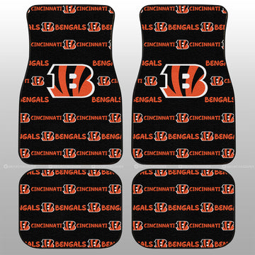 Cincinnati Bengals Car Floor Mats Sporty Team Collection - Gearcarcover - 1