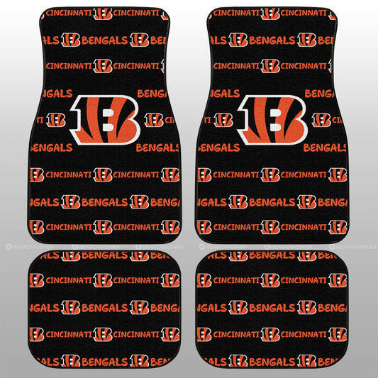 Cincinnati Bengals Car Floor Mats Sporty Team Collection - Gearcarcover - 1