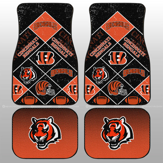 Cincinnati Bengals Car Floor Mats Sporty Team Collection - Gearcarcover - 1
