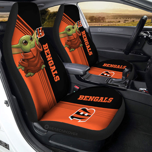 Cincinnati Bengals Car Seat Covers Baby Yoda Car Accessories - Gearcarcover - 2