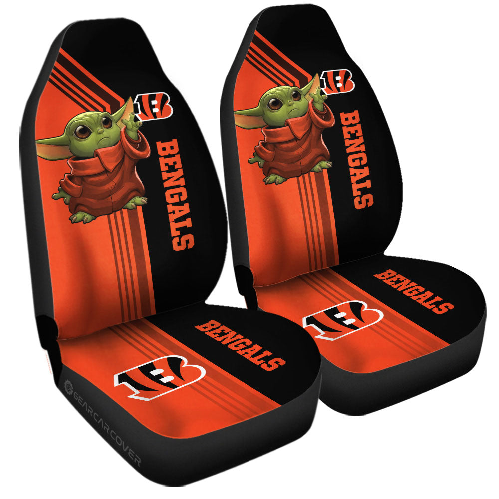 Cincinnati Bengals Car Seat Covers Baby Yoda Car Accessories - Gearcarcover - 3