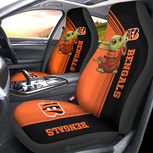 Cincinnati Bengals Car Seat Covers Baby Yoda Car Accessories - Gearcarcover - 1