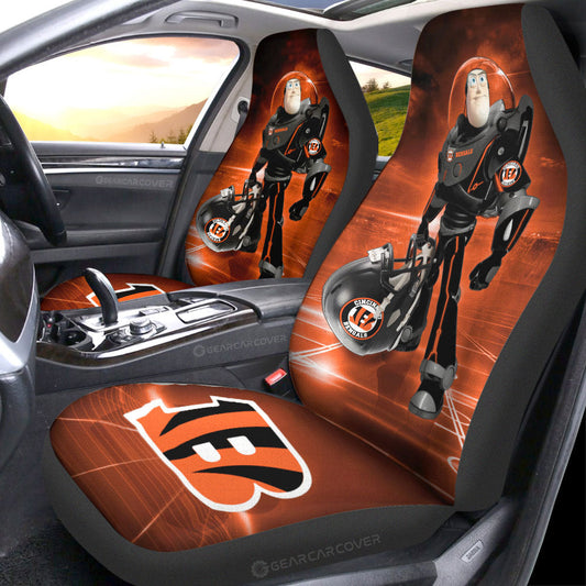 Cincinnati Bengals Car Seat Covers Buzz Lightyear Car Accessories For Fan - Gearcarcover - 1