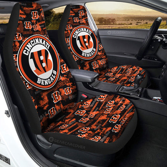 Cincinnati Bengals Car Seat Covers Custom Car Accessories - Gearcarcover - 2