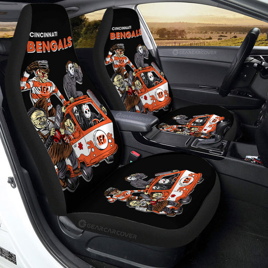 Cincinnati Bengals Car Seat Covers Custom Car Accessories - Gearcarcover - 2