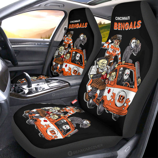 Cincinnati Bengals Car Seat Covers Custom Car Accessories - Gearcarcover - 1