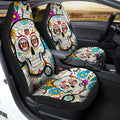 Cincinnati Bengals Car Seat Covers Custom Sugar Skull Car Accessories - Gearcarcover - 2