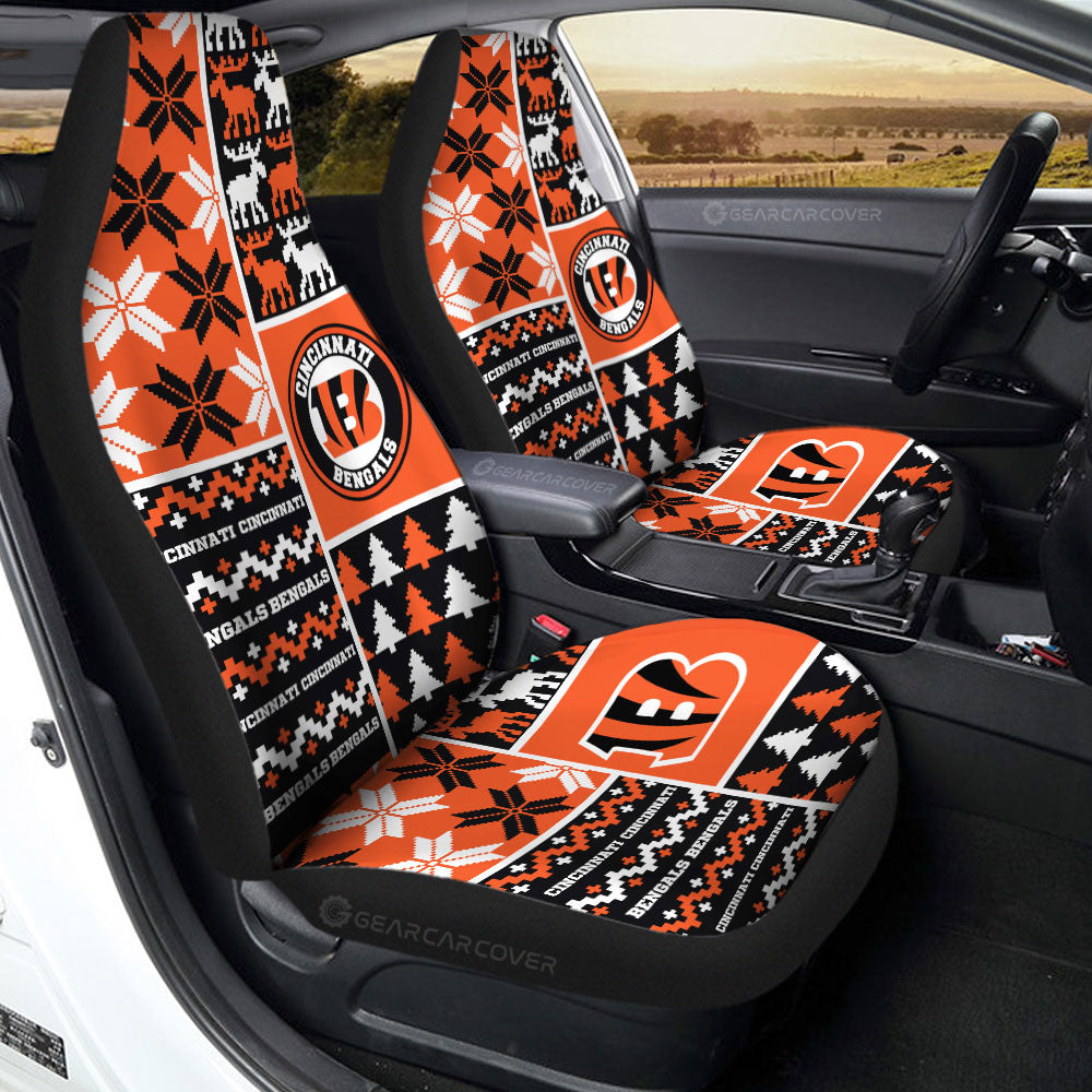 Cincinnati Bengals Car Seat Covers Custom Ugly Style Car Accessories - Gearcarcover - 2