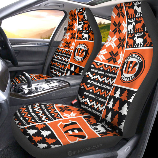 Cincinnati Bengals Car Seat Covers Custom Ugly Style Car Accessories - Gearcarcover - 1