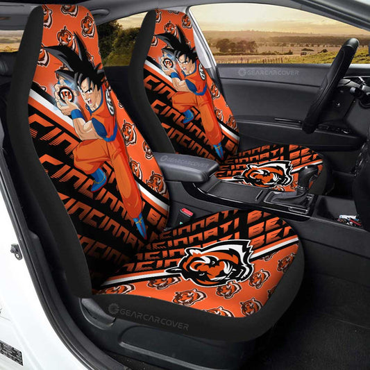 Cincinnati Bengals Car Seat Covers Goku Car Accessories For Fans - Gearcarcover - 1