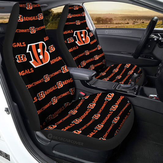 Cincinnati Bengals Car Seat Covers Sporty Team Collection - Gearcarcover - 2