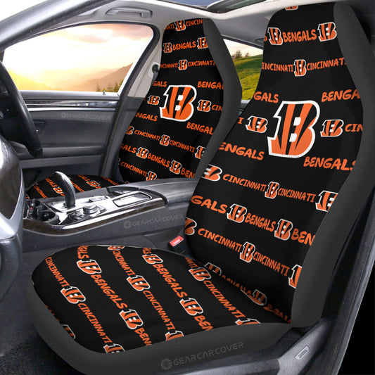 Cincinnati Bengals Car Seat Covers Sporty Team Collection - Gearcarcover - 1
