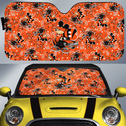 Cincinnati Bengals Car Sunshade Cartoon Theme Collection - Gearcarcover - 1