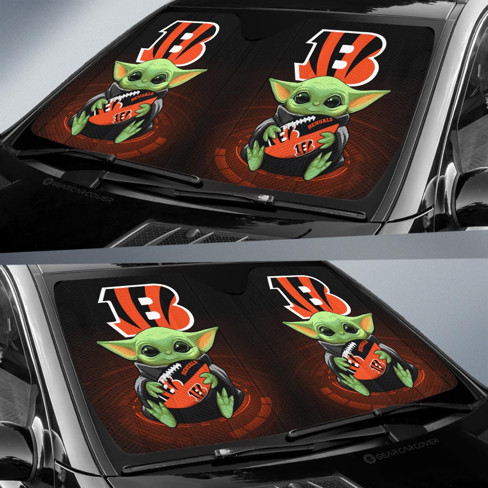 Cincinnati Bengals Car Sunshade Custom Car Accessories For Fan - Gearcarcover - 2