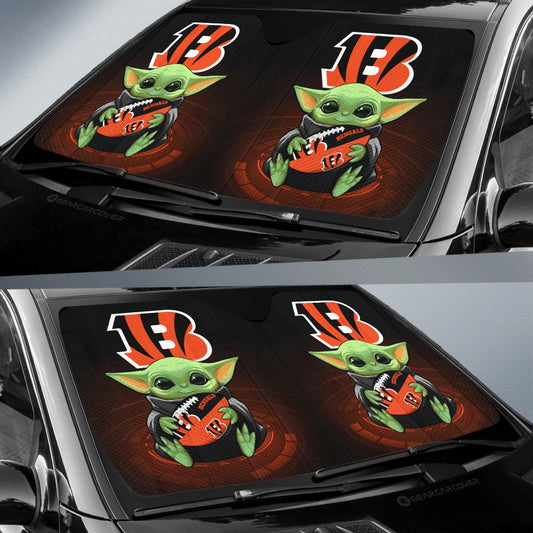 Cincinnati Bengals Car Sunshade Custom Car Accessories For Fan - Gearcarcover - 2