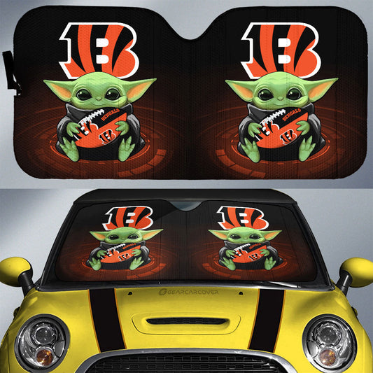 Cincinnati Bengals Car Sunshade Custom Car Accessories For Fan - Gearcarcover - 1