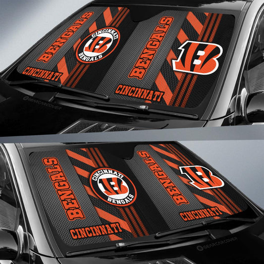 Cincinnati Bengals Car Sunshade Custom Car Accessories - Gearcarcover - 2