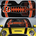 Cincinnati Bengals Car Sunshade Custom Car Accessories - Gearcarcover - 1