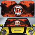 Cincinnati Bengals Car Sunshade Custom Car Accessories - Gearcarcover - 1