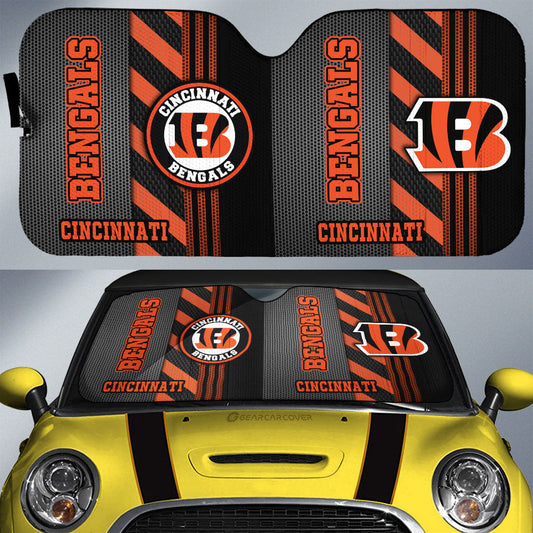 Cincinnati Bengals Car Sunshade Custom Car Accessories - Gearcarcover - 1