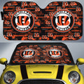 Cincinnati Bengals Car Sunshade Custom Car Accessories - Gearcarcover - 1