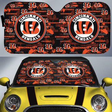 Cincinnati Bengals Car Sunshade Custom Car Accessories - Gearcarcover - 1