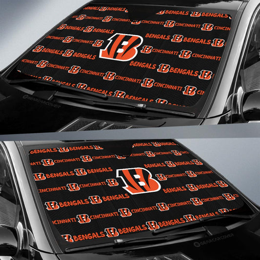 Cincinnati Bengals Car Sunshade Sporty Team Collection - Gearcarcover - 2
