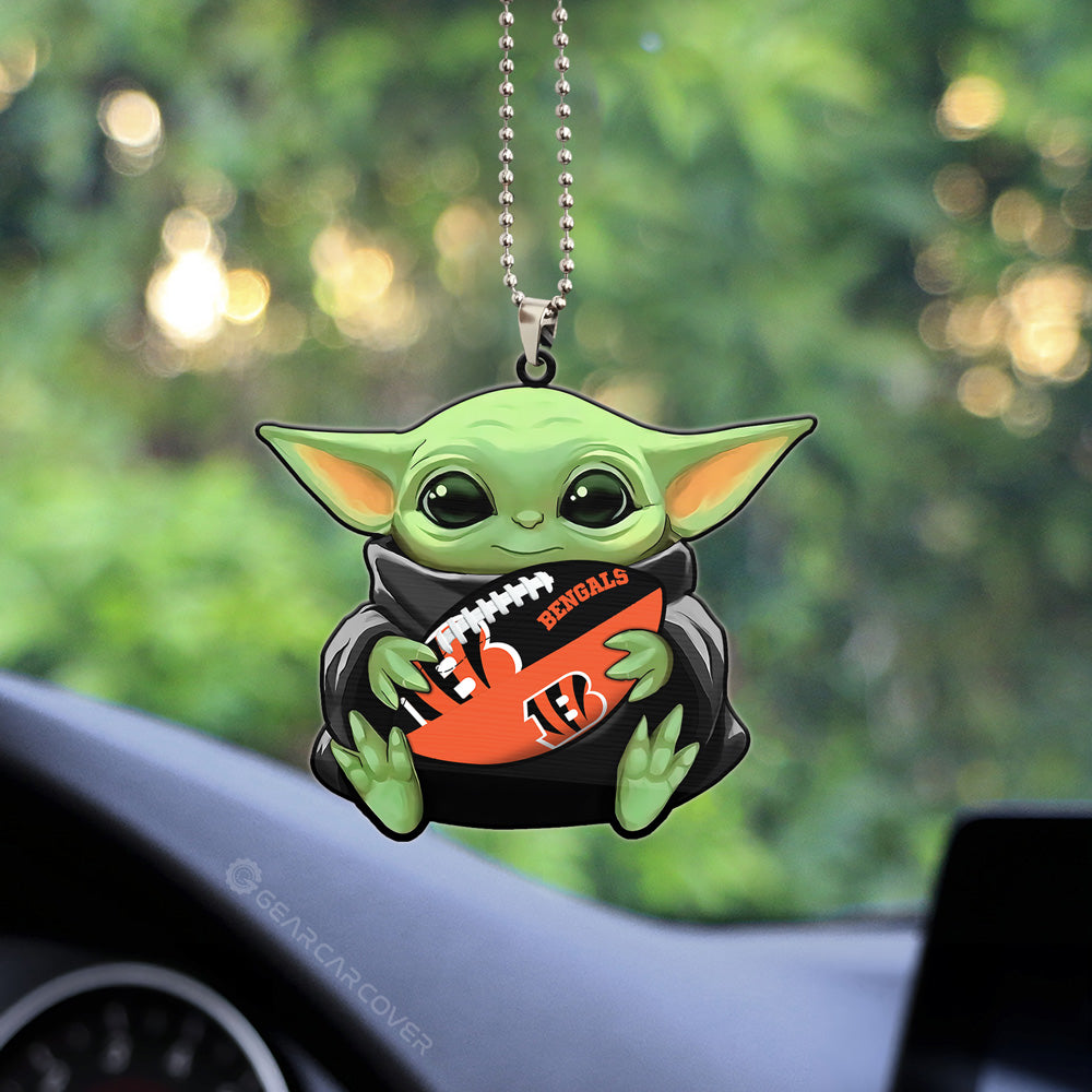 Cincinnati Bengals Ornament Baby Yoda Car Accessories - Gearcarcover - 2