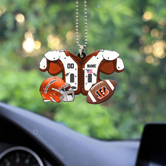 Cincinnati Bengals Ornament Personalized Uniforms Collection - Gearcarcover - 2