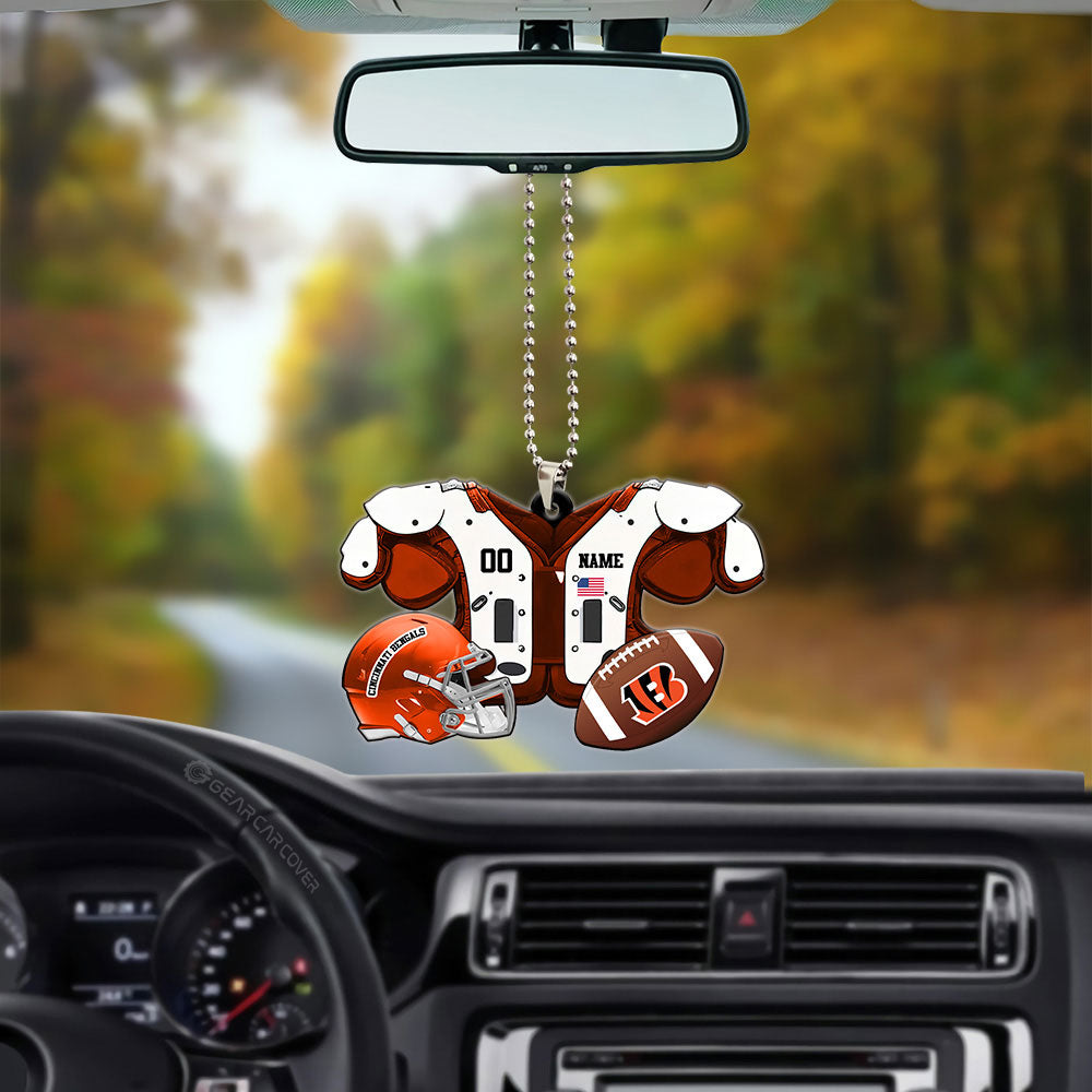 Cincinnati Bengals Ornament Personalized Uniforms Collection - Gearcarcover - 3