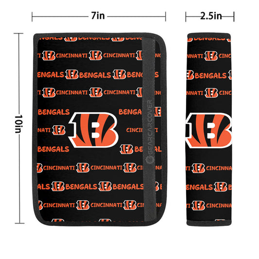 Cincinnati Bengals Seat Belt Covers Sporty Team Collection - Gearcarcover - 1