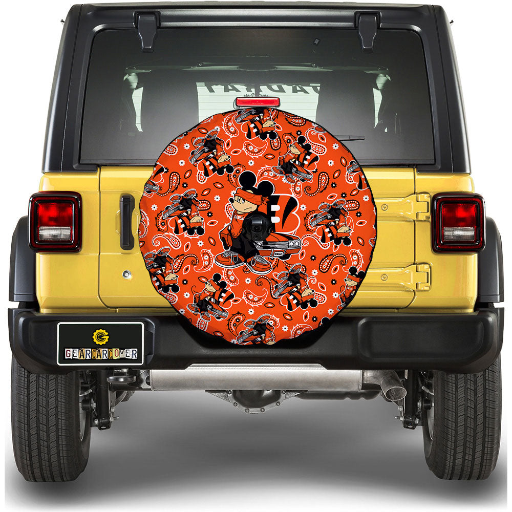 Cincinnati Bengals Spare Tire Covers Camera Hole Cartoon Theme Collection - Gearcarcover - 1