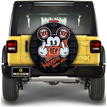 Cincinnati Bengals Spare Tire Covers Custom Car Accessories - Gearcarcover - 1