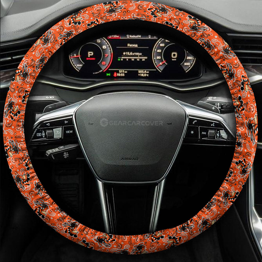Cincinnati Bengals Steering Wheel Cover Cartoon Theme Collection - Gearcarcover - 3