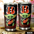 Cincinnati Bengals Tumbler Cup Custom Car Accessories For Fan - Gearcarcover - 2
