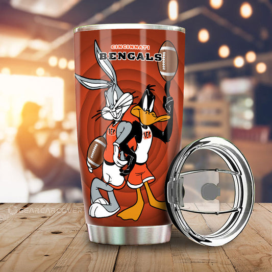 Cincinnati Bengals Tumbler Cup Custom Car Accessories - Gearcarcover - 2
