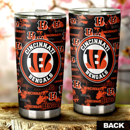 Cincinnati Bengals Tumbler Cup Custom Car Accessories - Gearcarcover - 2