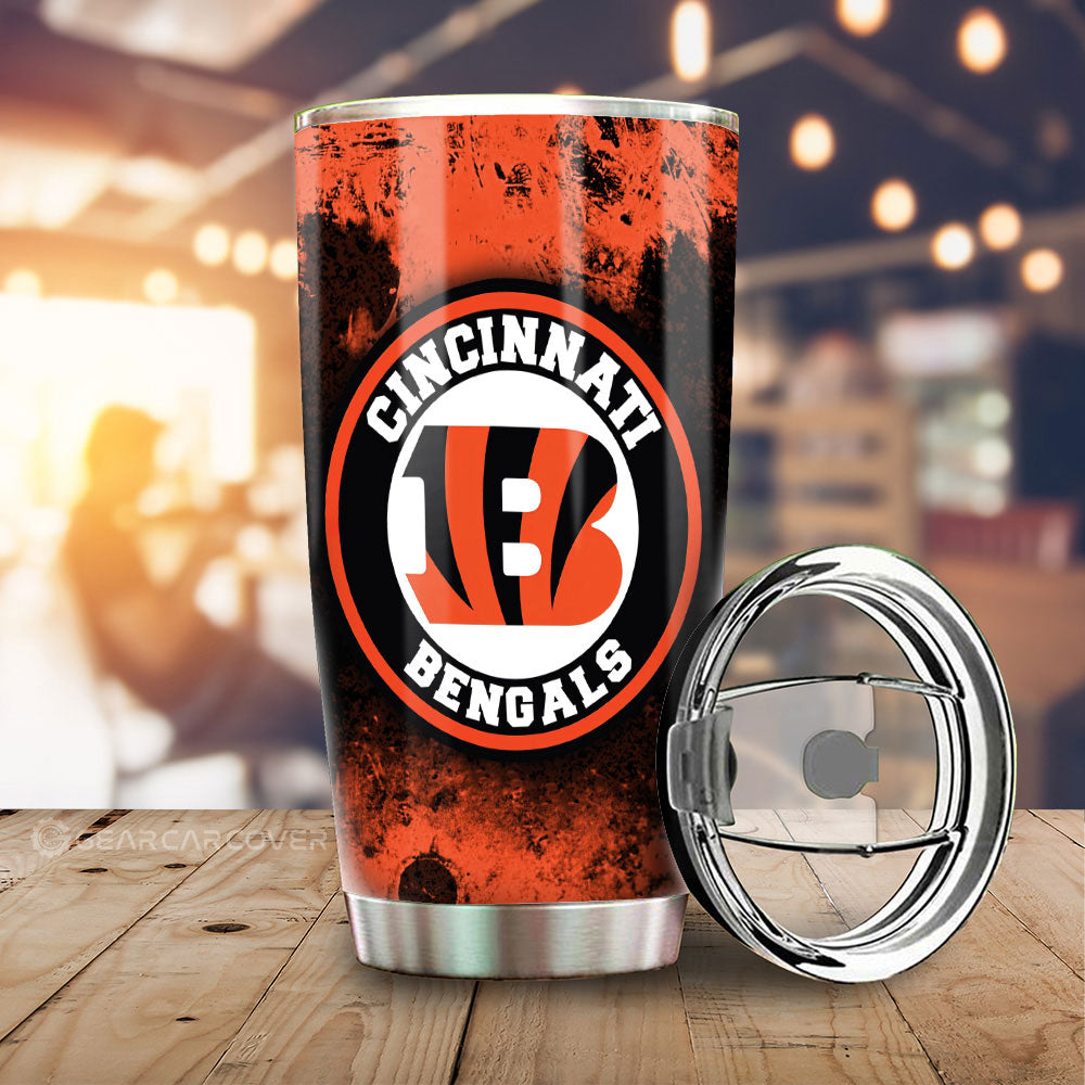 Cincinnati Bengals Tumbler Cup Custom Car Accessories - Gearcarcover - 2