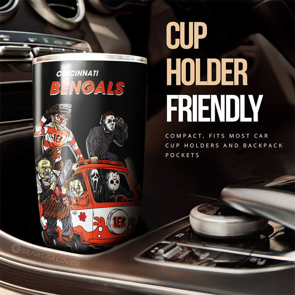 Cincinnati Bengals Tumbler Cup Custom Car Accessories - Gearcarcover - 3