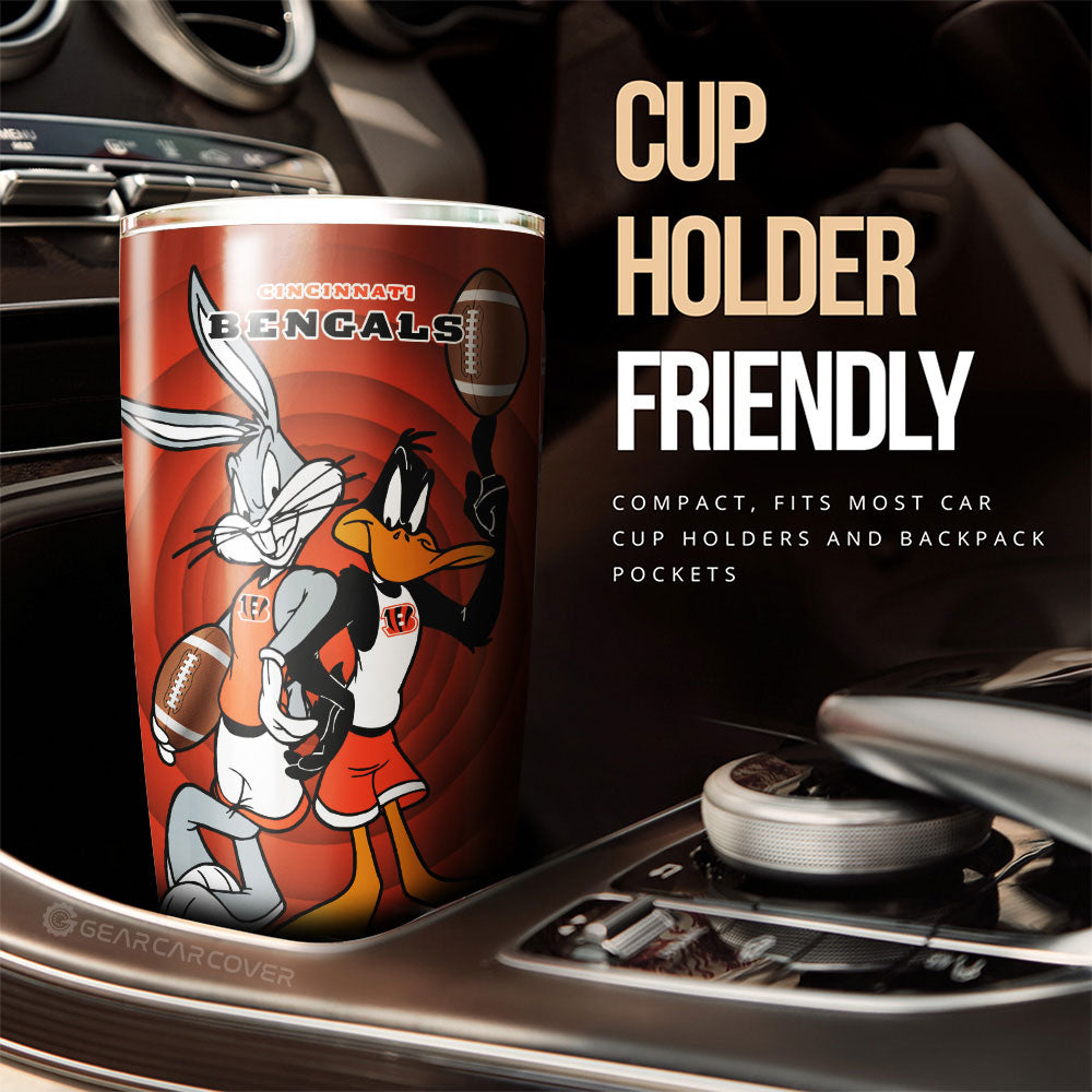 Cincinnati Bengals Tumbler Cup Custom Car Accessories - Gearcarcover - 3